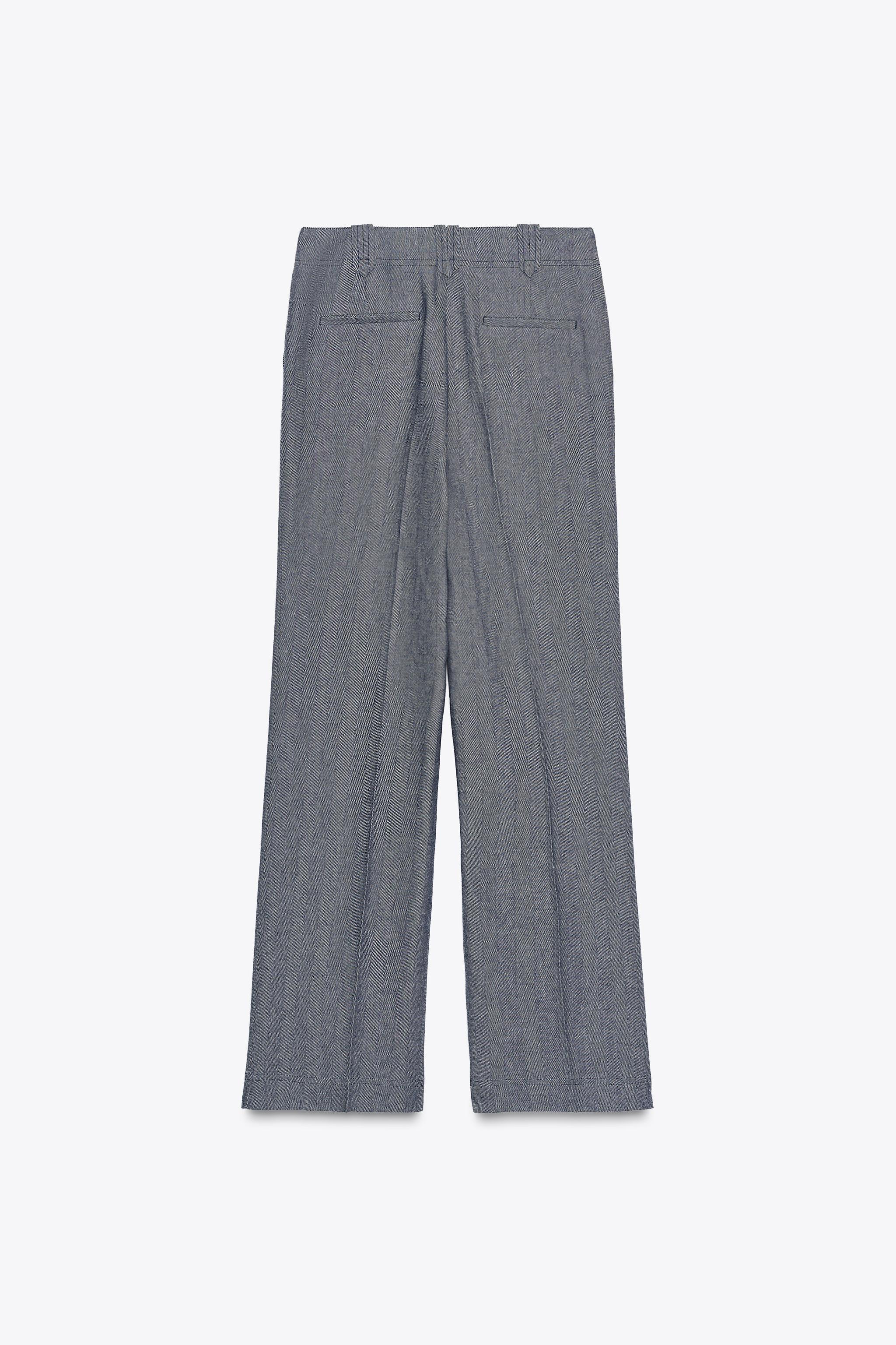 STITCHED PANTS WITH BELT LOOPS